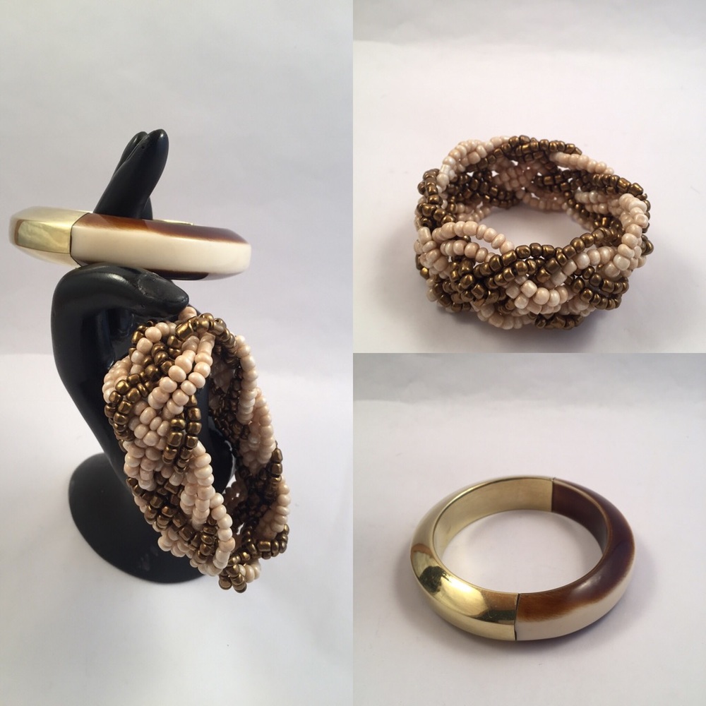 Two Bangle Bracelets - image 1